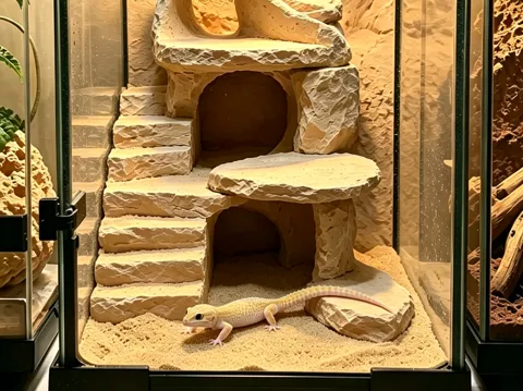 Modelo para impresión 3D: 树桩造型 爬宠小屋 躲避屋 爬缸造景 鱼缸造景 (放水里避免漂浮密度建议100%或打孔灌水) — referencia de MakerWorld
