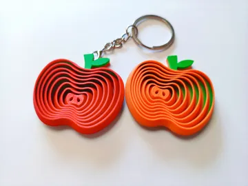 Accesorio para impresora 3D: 解压苹果挂件 — vista de referencia 3