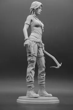 Modelo para impresión 3D: 古墓丽影 劳拉·克劳馥 — vista de referencia 5
