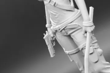 Modelo para impresión 3D: 古墓丽影 劳拉·克劳馥 — vista de referencia 3