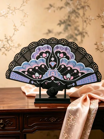 Accesorio para impresora 3D: 仿非遗螺钿蝶纹扇 — vista de referencia 2