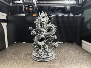 Modelo para impresión 3D: 神龙 — vista de referencia 3