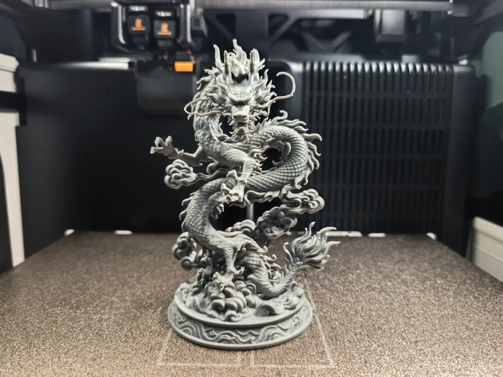 Modelo para impresión 3D: 神龙. Referencia del modelo original.
