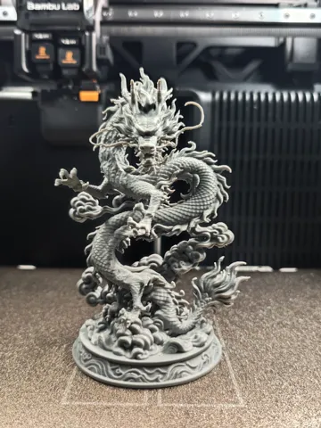 Modelo para impresión 3D: 神龙 — vista de referencia 2