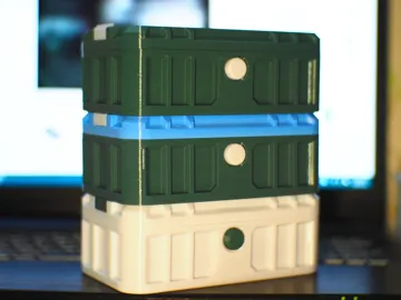 Modelo para impresión 3D: 可上下堆叠收纳盒 — vista de referencia 3