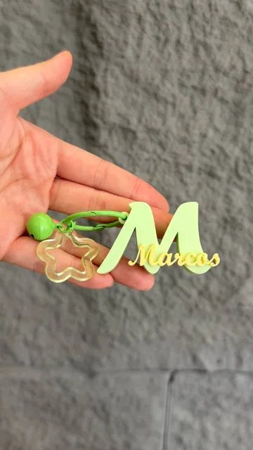 Llavero: Customizeable NAME TAG KEYCHAINS (NO AMS) — vista de referencia 3
