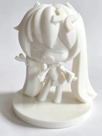 Modelo para impresión 3D: 甩葱初音未来Q版手办 — vista de referencia 4