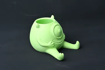 Modelo para impresión 3D: 大眼萌笔筒手机支架 — vista de referencia 3