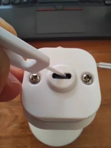 Modelo para impresión 3D: 充电口清灰神器 迷你夹子 typec口清灰 USB-C 手机口清灰工具 清灰尘夹子 除尘工具 — vista de referencia 5
