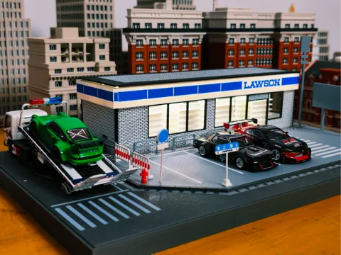 Modelo para impresión 3D: 罗森1:64经典场景 — referencia de MakerWorld