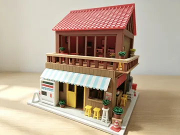 Modelo para impresión 3D: 怀旧-街道小店 — vista de referencia 2