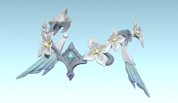 Modelo para impresión 3D: 原神 沃雅妮莎的头饰 — vista de referencia 5