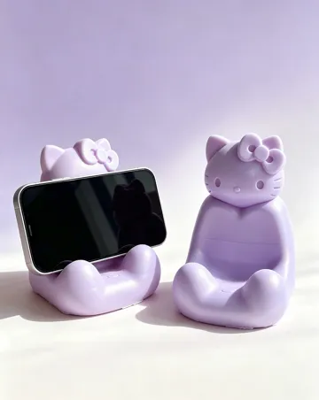 Modelo para impresión 3D: Kitty小沙发手机支架 — vista de referencia 4