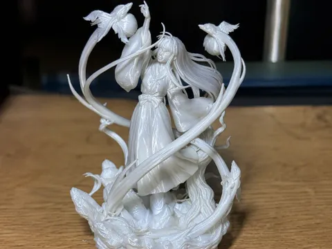 Modelo para impresión 3D: 犬夜叉-桔梗 — referencia de MakerWorld