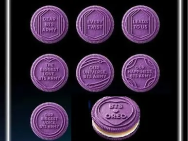 Llavero: BTS Oreo Cookies - Text Desgines — referencia de MakerWorld