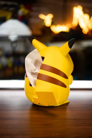 Modelo para impresión 3D: 肥皮卡丘纸巾盒 — vista de referencia 3