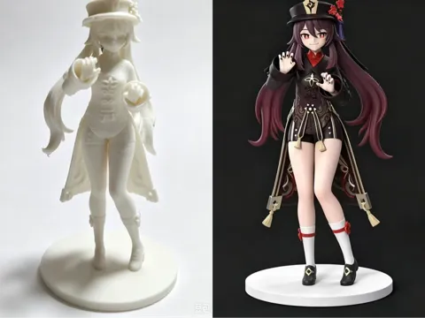 Modelo para impresión 3D: 原神胡桃手办 — referencia de MakerWorld