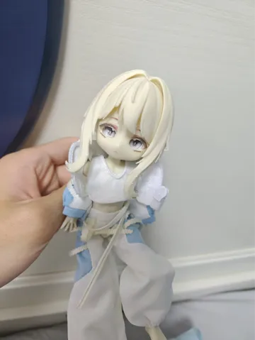 Modelo para impresión 3D: bjd马尾发型改版 — vista de referencia 2