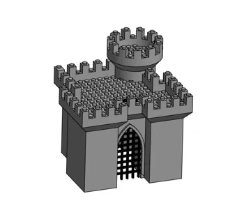 Escenografía en miniatura: Modular Legos Fortress - Keep — vista de referencia 3