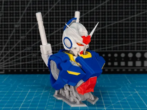 Modelo para impresión 3D: 1/72 XARX-ZERO 高达ZERO 迷你胸像 — referencia de MakerWorld