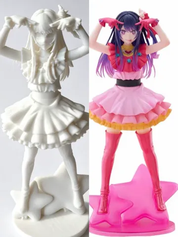 Modelo para impresión 3D: 我推的孩子 星野爱 手办 — vista de referencia 2