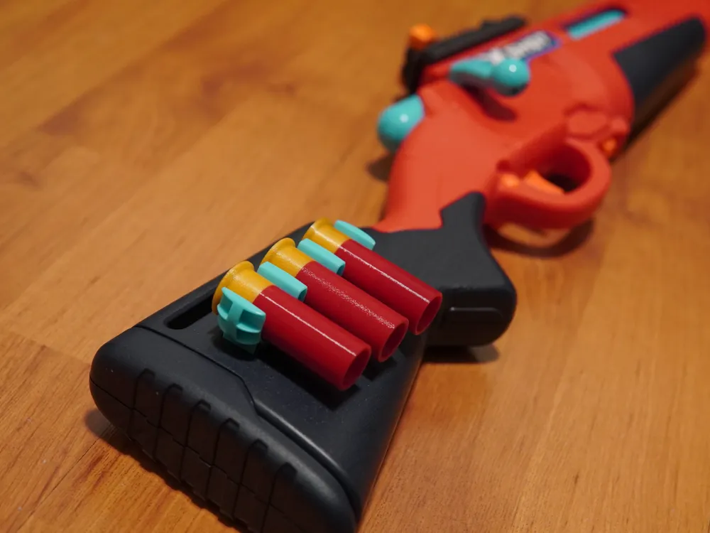 Accesorio para impresora 3D: ZURU X-shot短弹壳. Referencia del modelo original.
