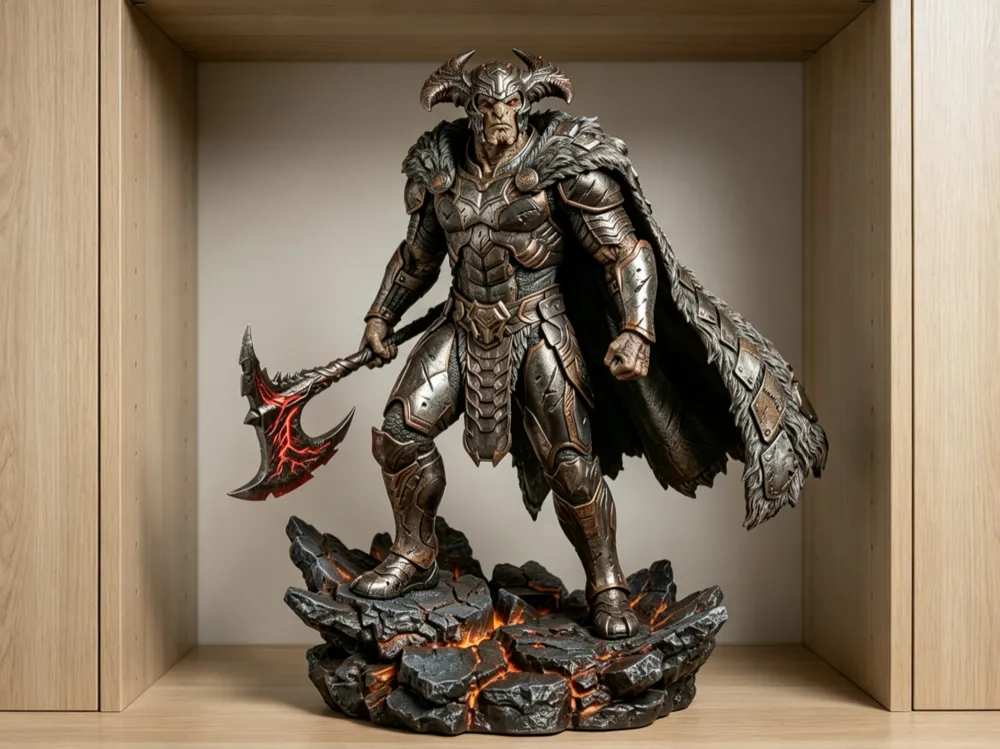 Modelo para impresión 3D: 魔幻兽人领主. Referencia del modelo original.
