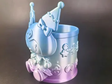 Modelo para impresión 3D: 酷洛米笔筒 Kuromi — vista de referencia 4