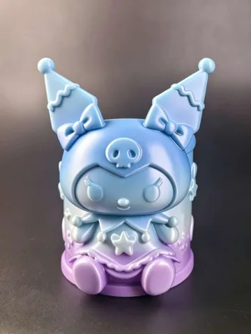 Modelo para impresión 3D: 酷洛米笔筒 Kuromi — vista de referencia 2