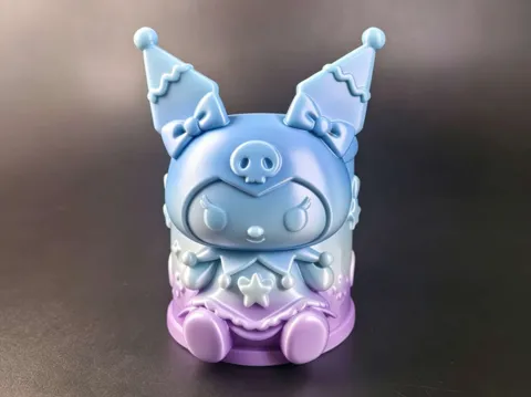 Modelo para impresión 3D: 酷洛米笔筒 Kuromi — referencia de MakerWorld