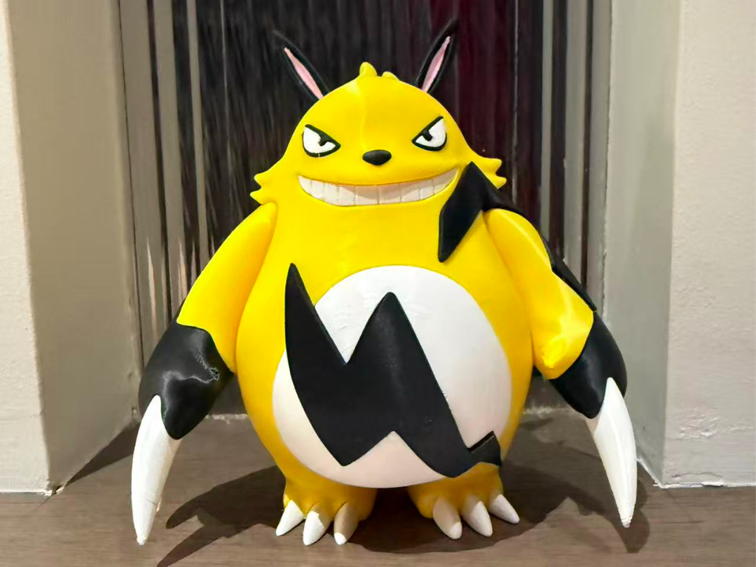 暴电熊 幻兽帕鲁 帕尔世界 Palworld 多色拆件打印（无需ams） 3D model