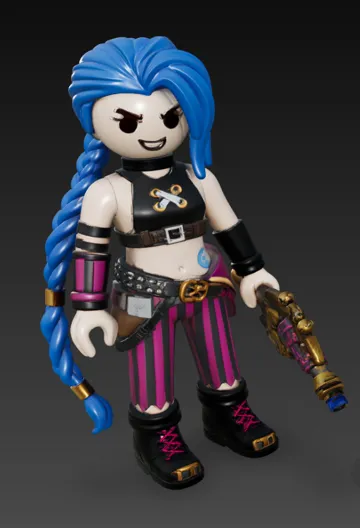 Figura decorativa: Jinx Playmobil — vista de referencia 5