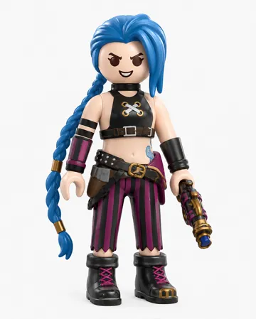 Figura decorativa: Jinx Playmobil — vista de referencia 4