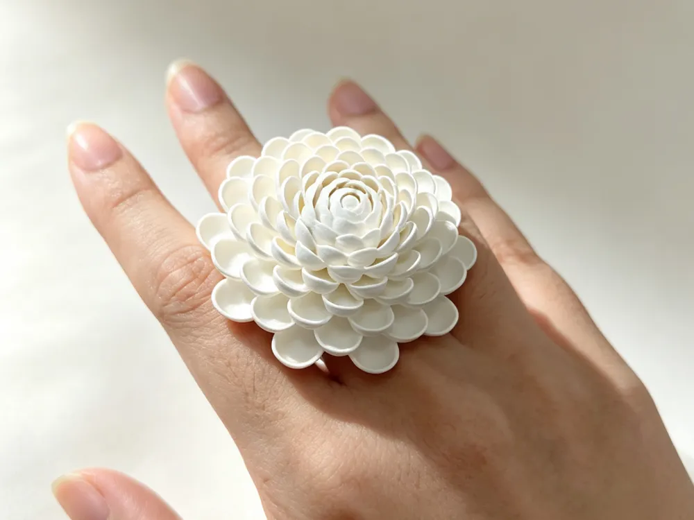 Modelo para impresión 3D: 花之戒“雏菊”. Referencia del modelo original.