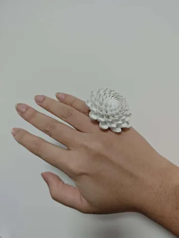 Modelo para impresión 3D: 花之戒“雏菊” — vista de referencia 3