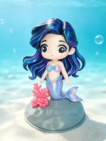Accesorio para impresora 3D: 海的女儿,全拆件(无ams) — vista de referencia 2