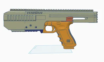 Figura decorativa: KIT AIRSOFT GLOCK 17 G4 PARA CARABINA — vista de referencia 4