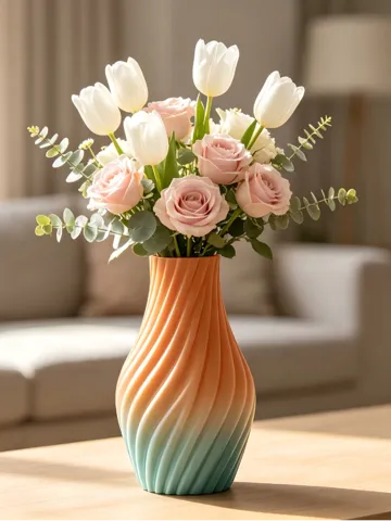Modelo para impresión 3D: 旋转花瓶 — vista de referencia 2