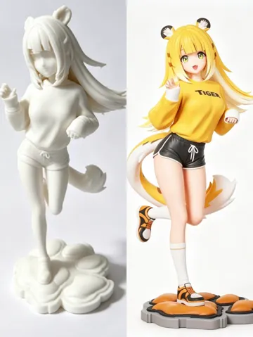 Modelo para impresión 3D: 橘福福3D打印手办 — vista de referencia 2
