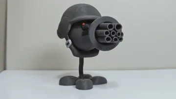 Modelo para impresión 3D: 植物大战僵尸_毁灭菇机枪射手 — vista de referencia 5