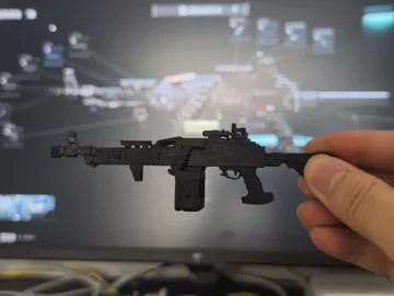 Modelo para impresión 3D: 三角洲行动 满改 PKM — vista de referencia 3