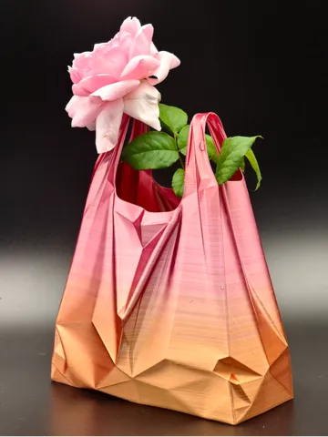 Modelo para impresión 3D: 丝绸质感塑料袋花瓶 — vista de referencia 2