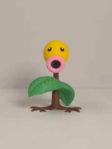 Modelo para impresión 3D: 宝可梦 第一世代 #0069 喇叭芽(Bellsprout)多色模型 — vista de referencia 2