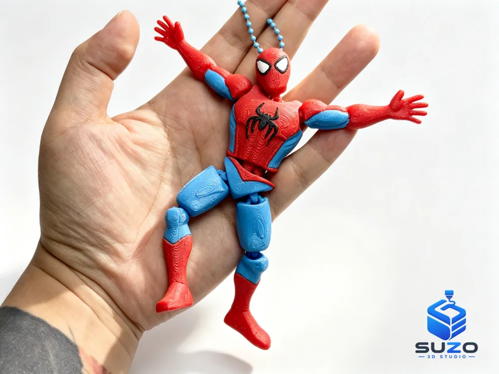 Accesorio para impresora 3D: 蜘蛛侠钥匙挂件. Referencia del modelo original.