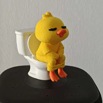 Modelo para impresión 3D: 上厕所鸭 — vista de referencia 4