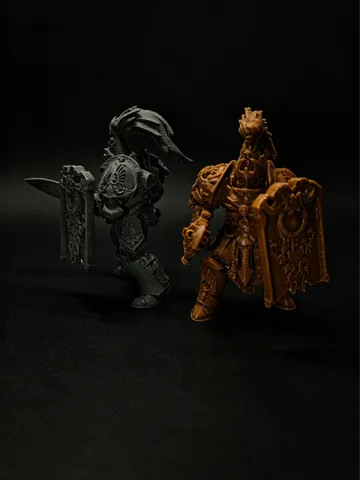 Modelo para impresión 3D: 战斗兵人 — vista de referencia 2