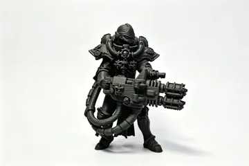 Modelo para impresión 3D: 战斗修女 — vista de referencia 4