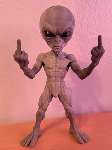 Soporte: Alien flipping off — vista de referencia 2