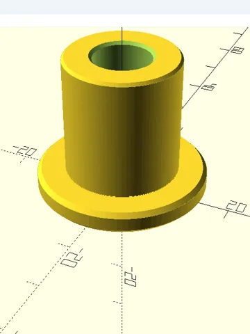 Soporte: Generatore parametrico di boccole e rondelle — vista de referencia 2