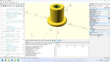 Soporte: Generatore parametrico di boccole e rondelle — vista de referencia 3